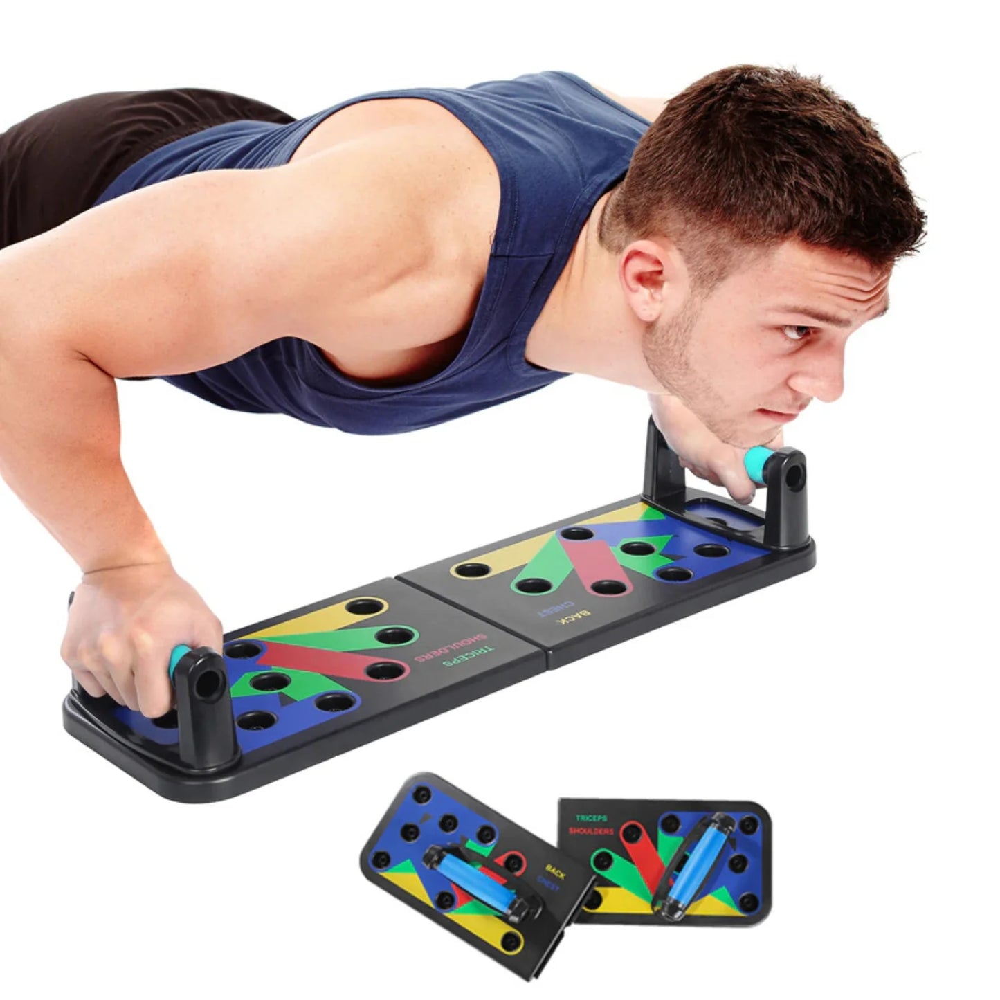 Tabla Multifuncional para Flexiones - Ejercita Todo tu Cuerpo desde Casa