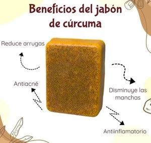 🧼Jabon de Cúrcuma 100% 🧼